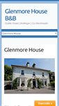Mobile Screenshot of glenmorehousebandb.ie